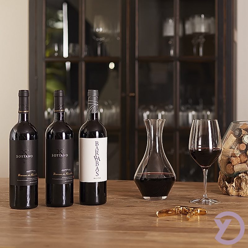 2 flasker Sottano Reserva de Familia Malbec & 1 fl. Barrabas