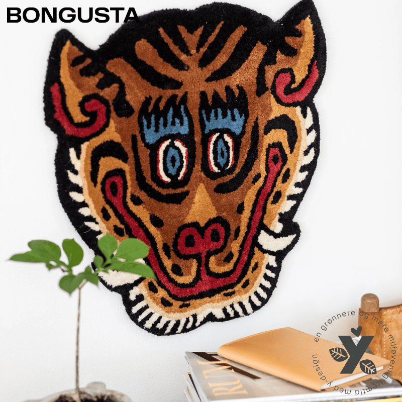 Tigerhoved Tæppe fra Bongusta