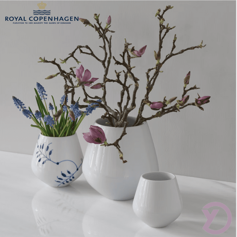 Blå mega vase fra Royal Copenhagen