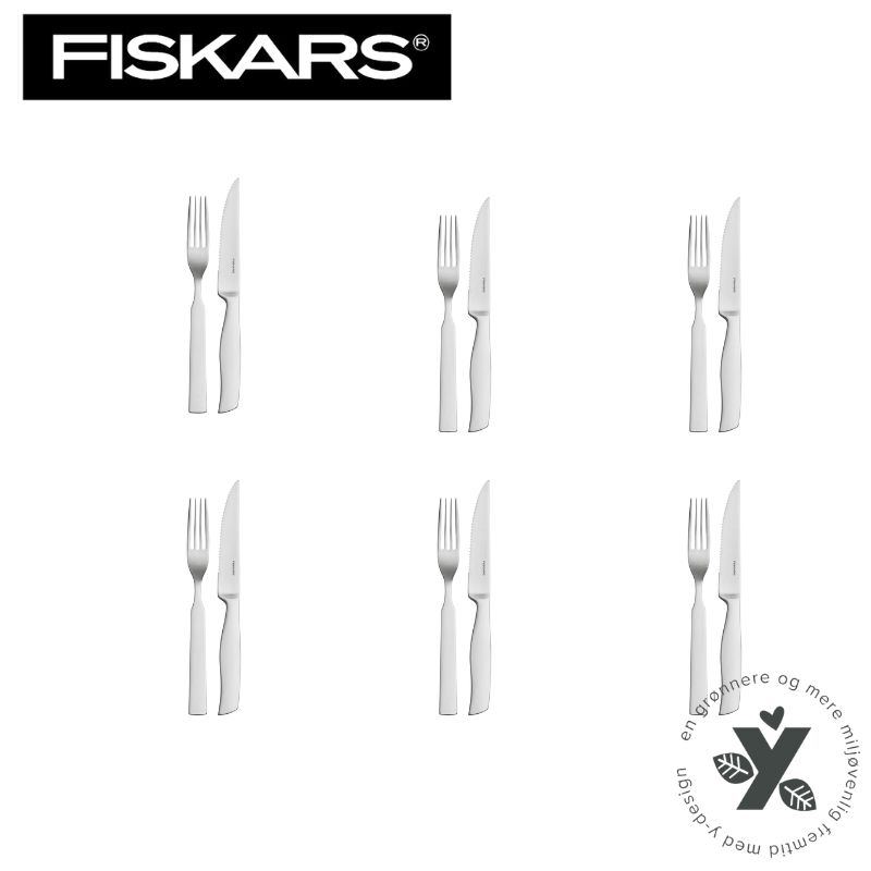 Grillbestik 12 dele fra Fiskars