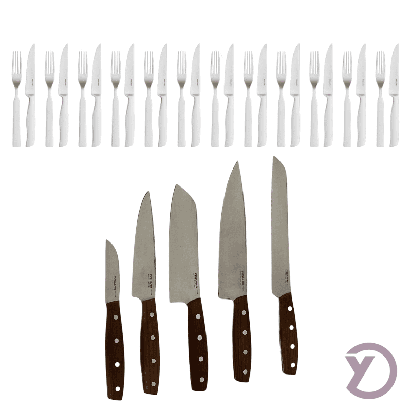 Fiskars Norr Knivsæt & Grillbestik 24 dele