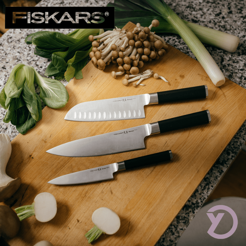 Fiskars Sensei knivsæt 3 dele