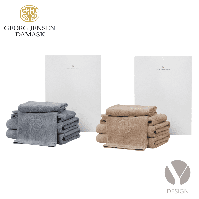 Håndklædepakke Georg Jensen Damask - Medium - Vælg mellem 2 farver