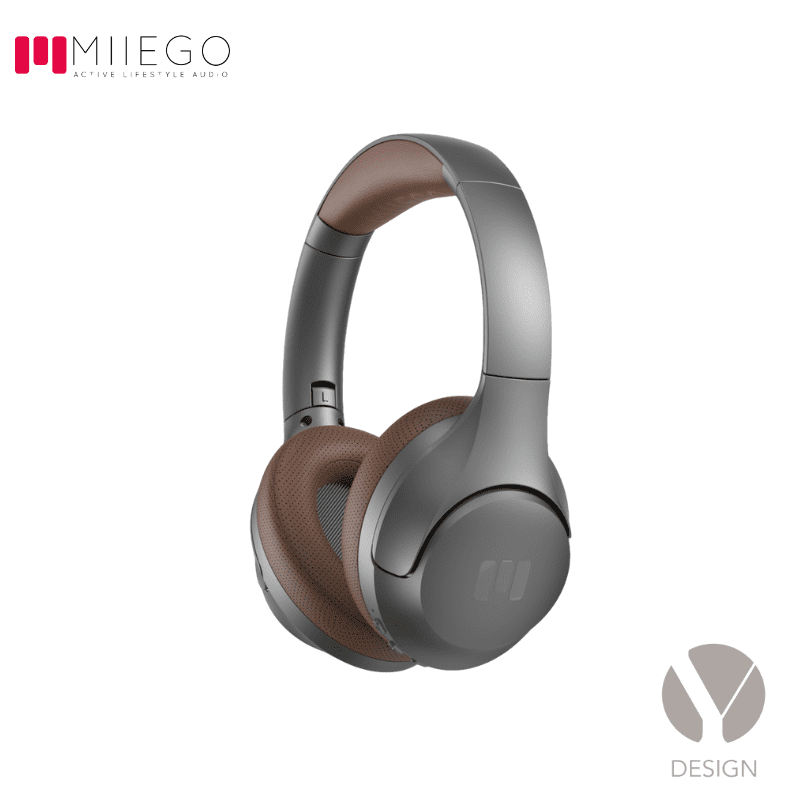 Moove 45 Ipro høretelefoner fra Miiego - Titanium/Brown