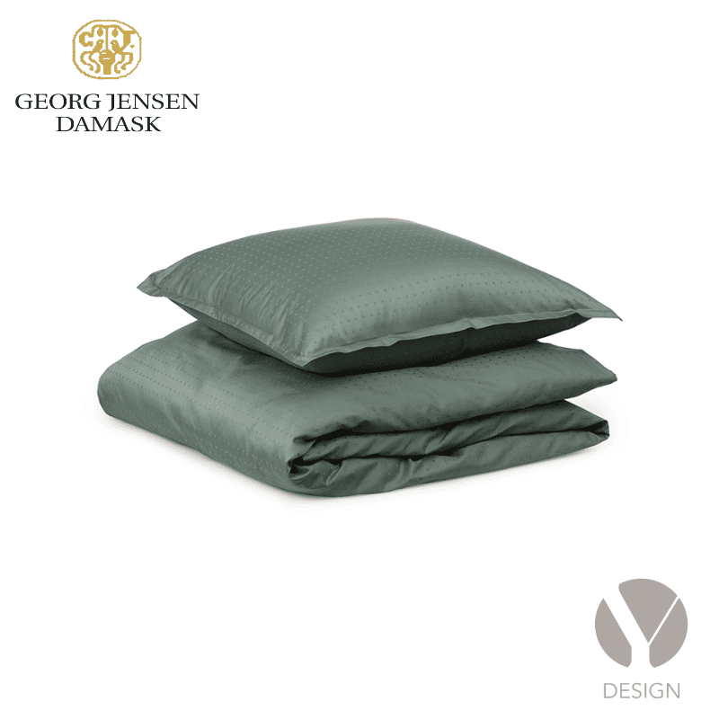 SKY Sengetøj fra Georg Jensen Damask - Mineral Green el. Frostgrey