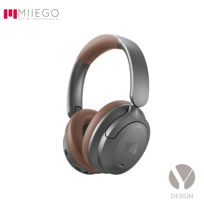 Moove 55 silence høretelefoner fra Miiego Titanium/Brown