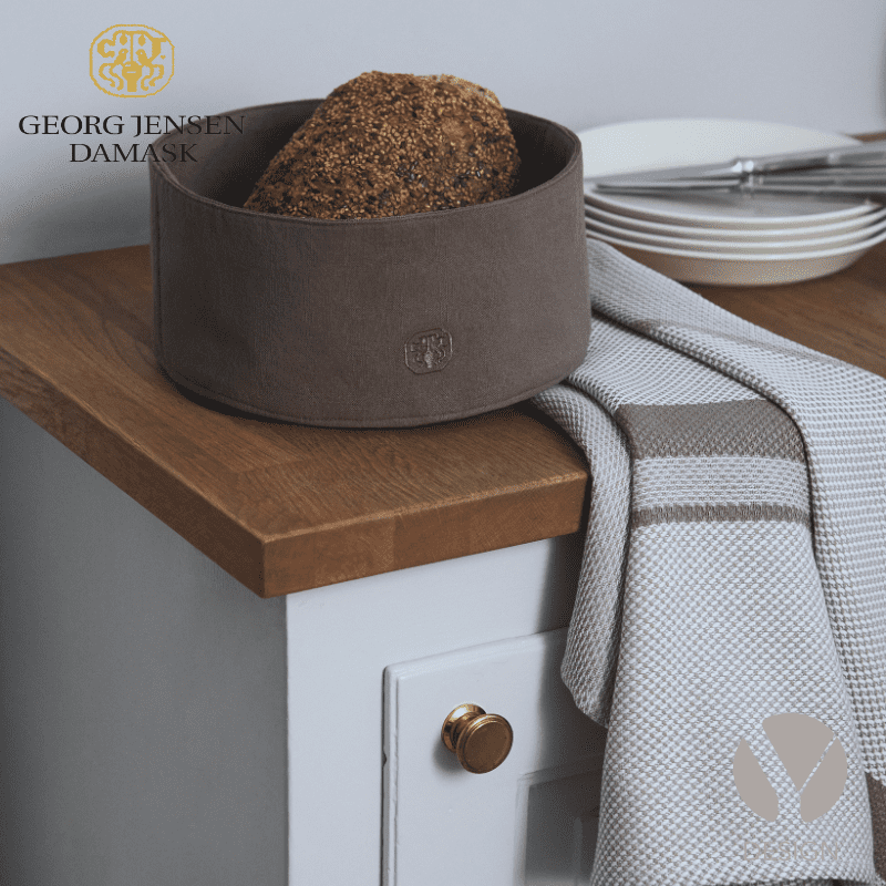 Lille køkkenpakke m/brødkurv fra Georg Jensen Damask