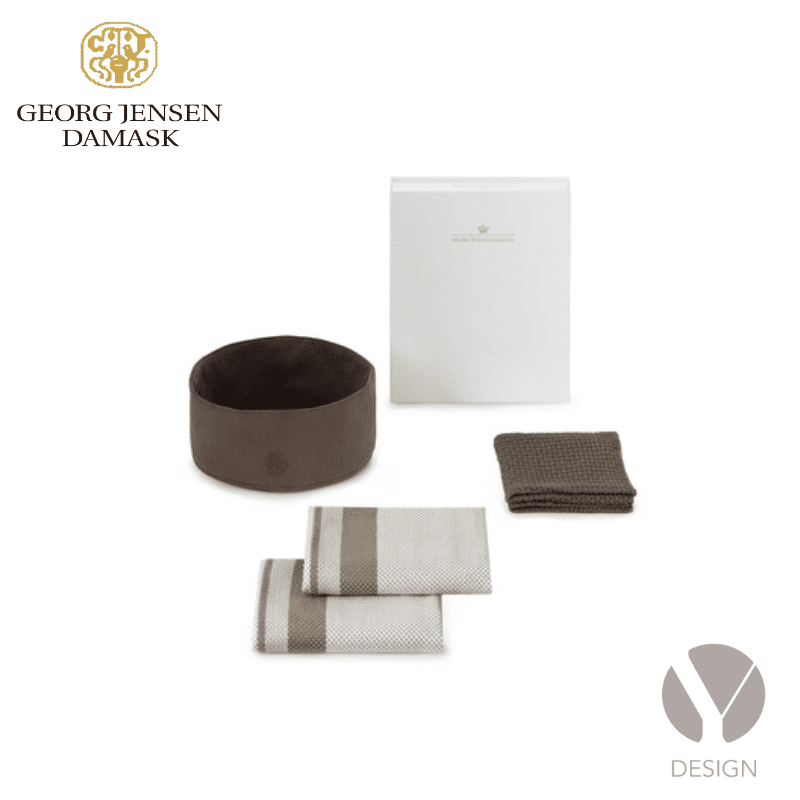 Stor Køkkenpakke m/brødkurv fra Georg Jensen Damask