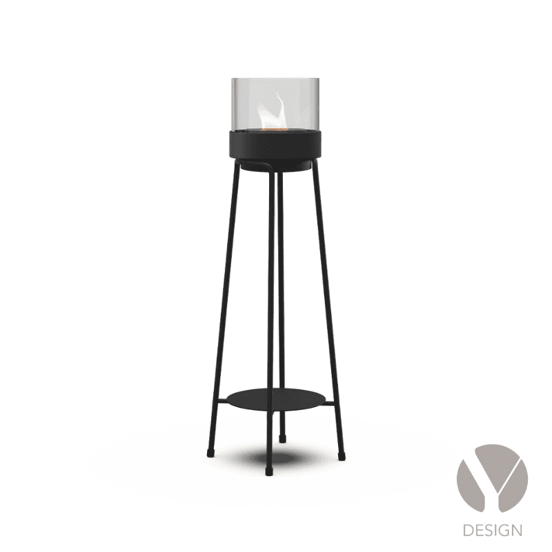Patio accessory stander med Bio lamp fra Sackit