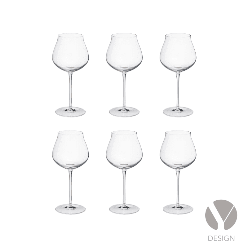 SKY RED WINE fra Georg Jensen - 6 stk.