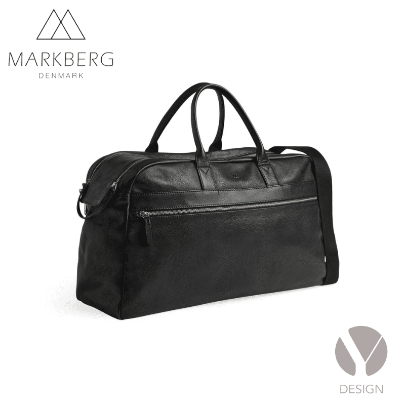 THEODORE XL WEEKEND BAG  - vælg mellem sort eller brun