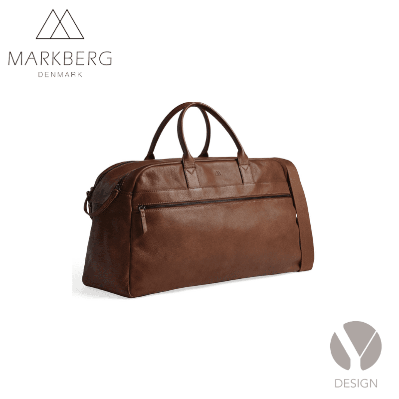 Wesley weekend bag fra Markberg - Vælg mellem Sort eller Brun
