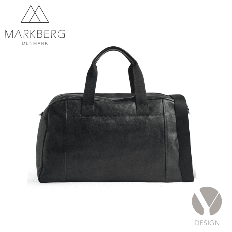 Wesley weekend bag fra Markberg - Vælg mellem Sort eller Brun