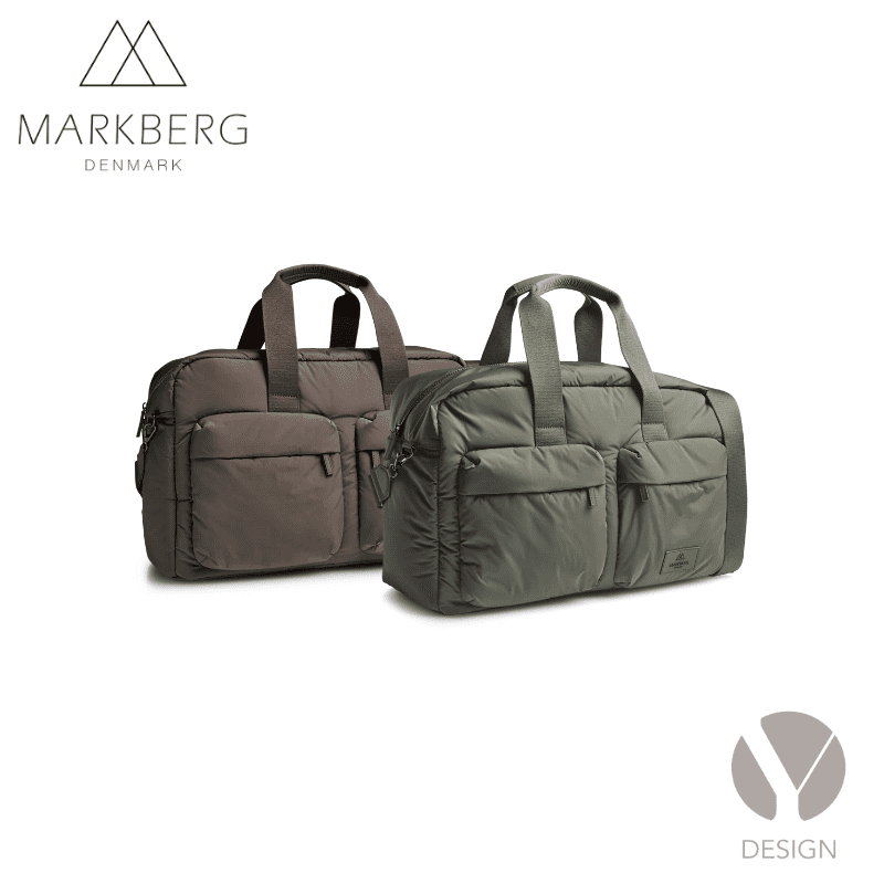 More weekend bag fra Markberg - vælg mellem Olive green eller Major brown