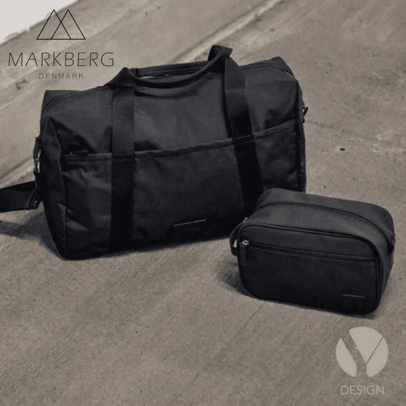 Indy weekend bag + Simon toiletry bag fra Markberg
