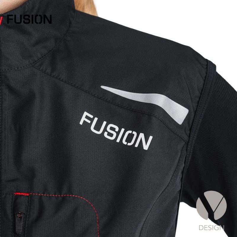 Sort Womens S1 Run Vest fra Fusion
