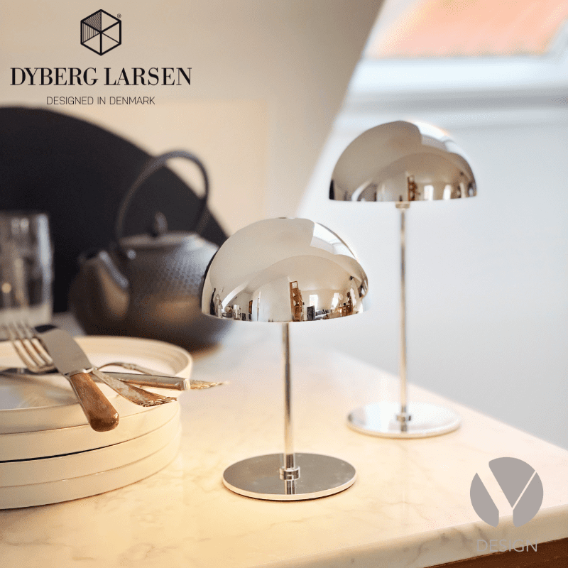 Along krom lampe Fra Dyberg Larsen  - 2 stk.