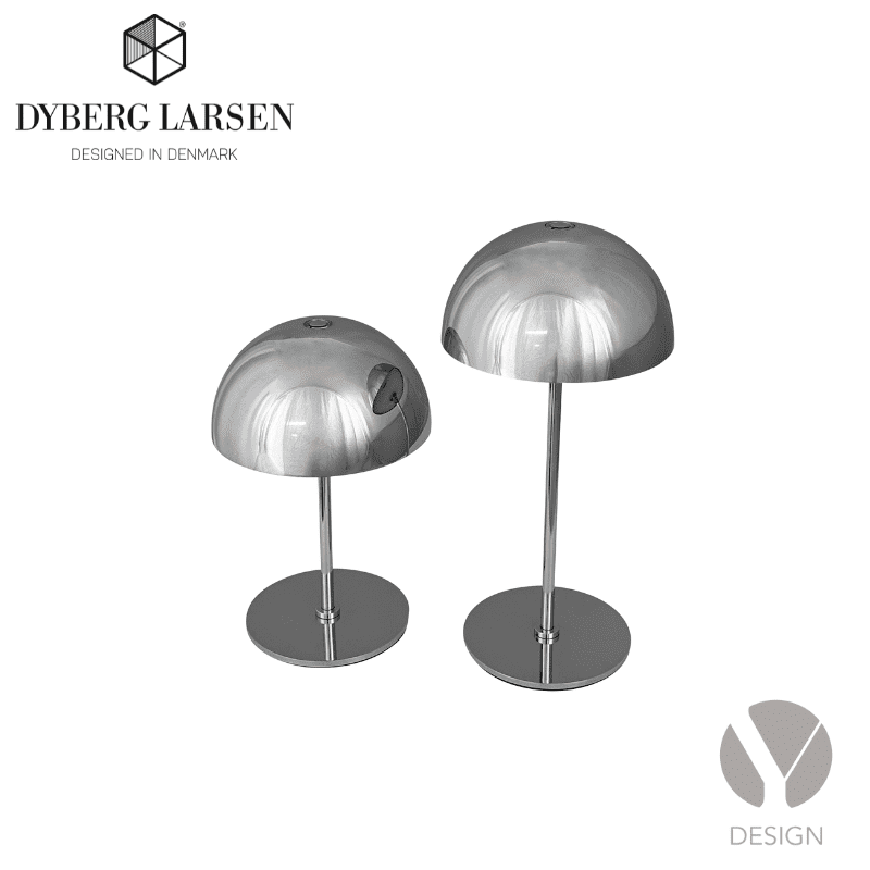 Along krom lampe Fra Dyberg Larsen  - 2 stk.