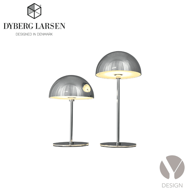 Along krom lampe Fra Dyberg Larsen  - 2 stk.