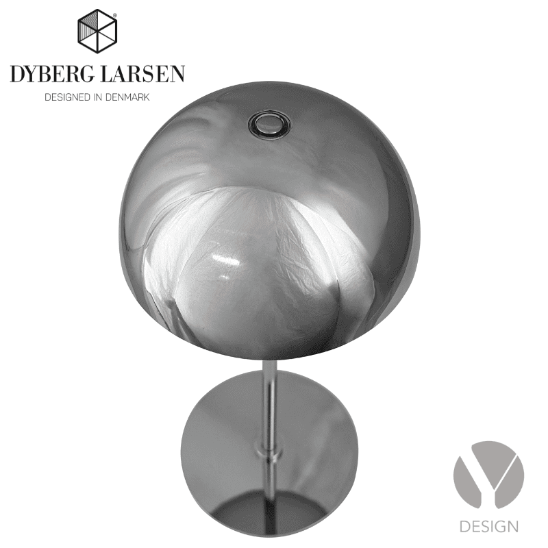 Along krom lampe Fra Dyberg Larsen  - 2 stk.