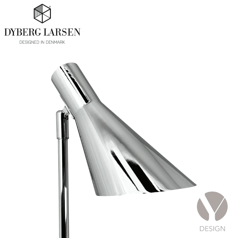 DL Mini Bordlampe fra Dyberg Larsen - vælg mellem Sort eller Krom