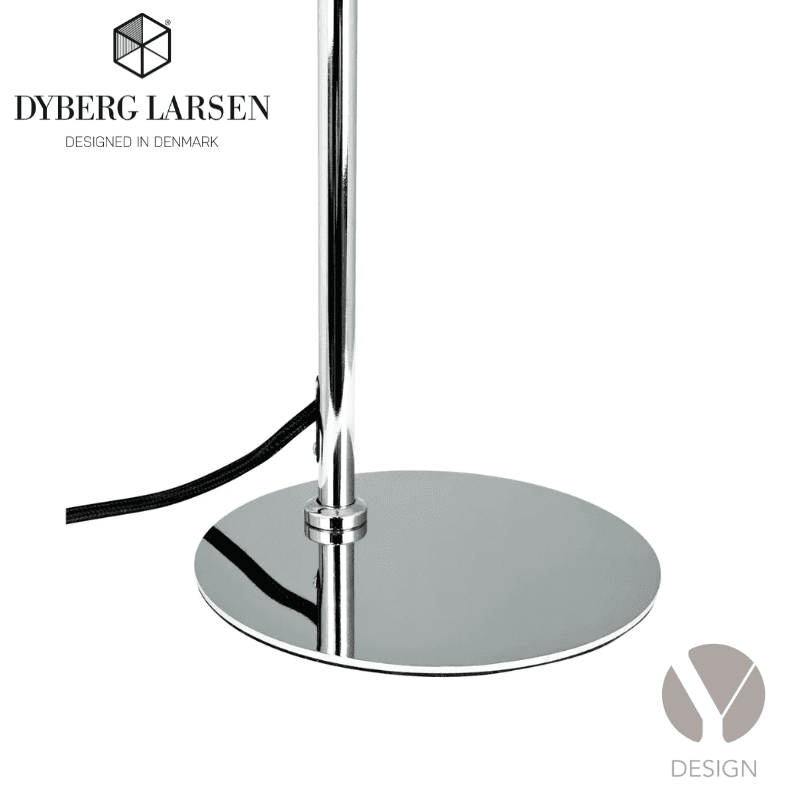 DL Mini Bordlampe fra Dyberg Larsen - vælg mellem Sort eller Krom