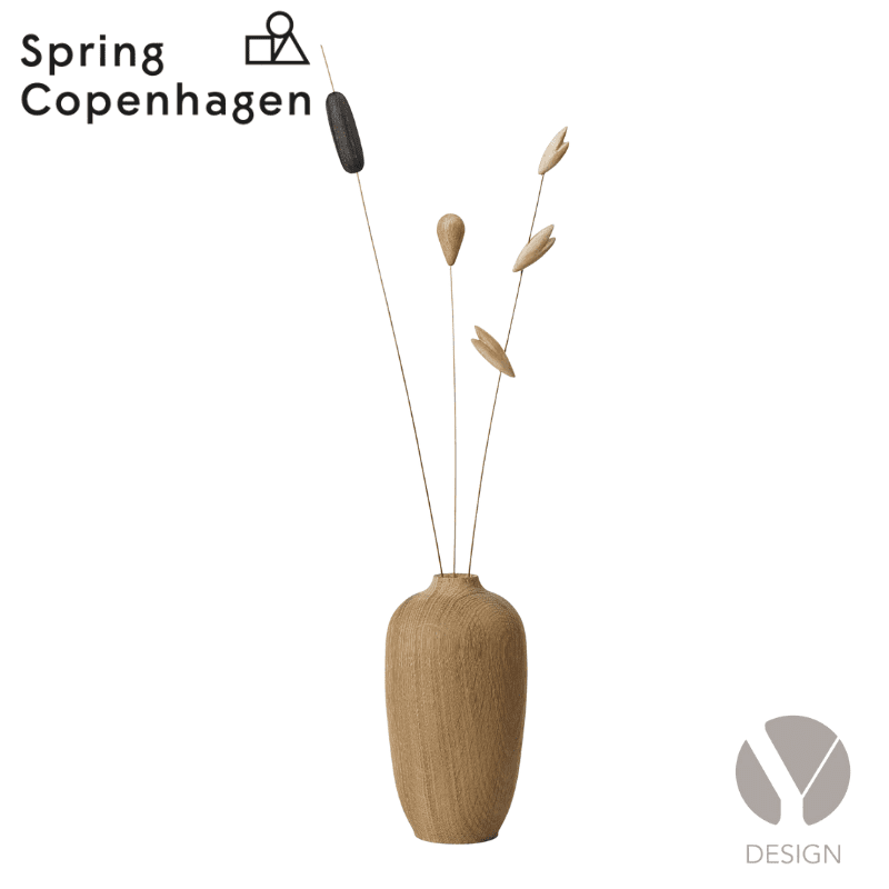 Bloom Wooden vase fra Spring Copenhagen