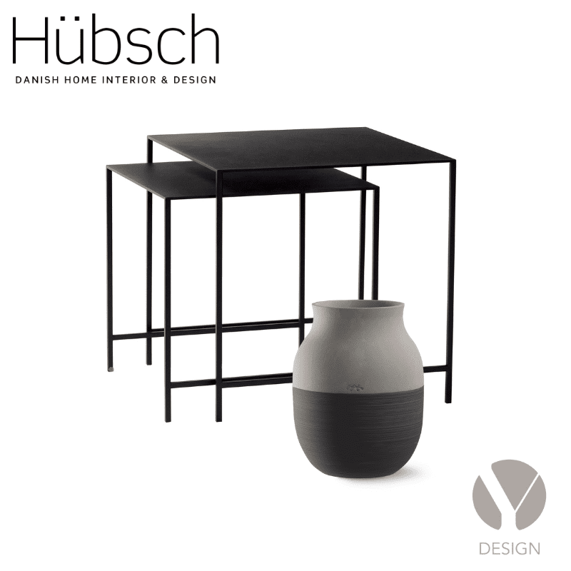 Hübsch Duo sideborde & Kähler Omaggio Circulare Vase