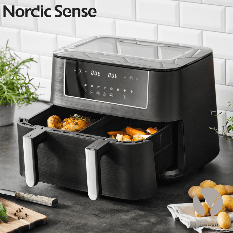 Nordic Sense  9,4 L  "double skillerum" Airfryer