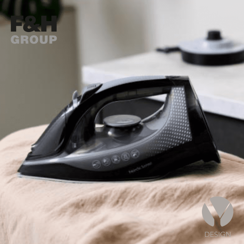 ledningsfrit damp strygejern fra Nordic Sense